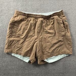 Birddogs Shorts Adult Size Extra Large Brown Lined Active Casual Mens